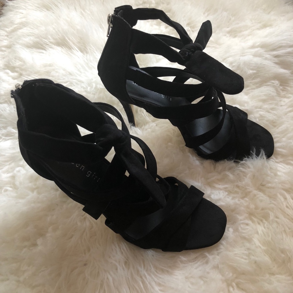 Black Madden Girl Heels